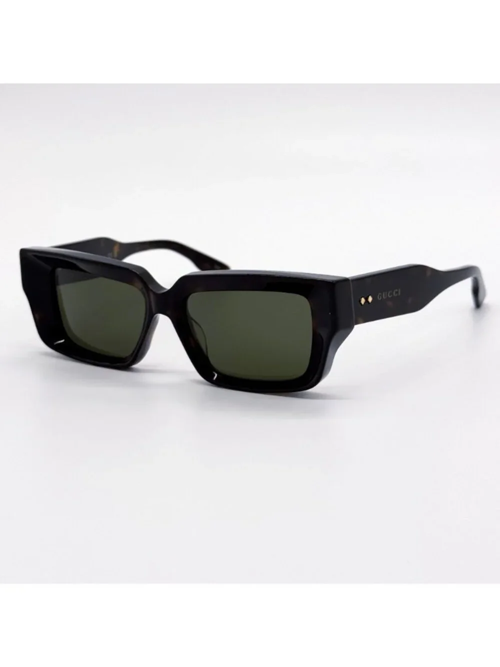 New Gucci Havana Green Unisex Sunglasses GG1529S 002